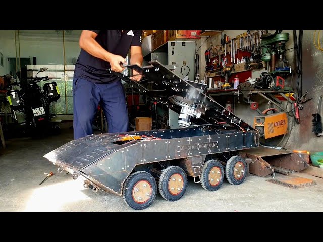 homemade Armored vehicle 8x8, part 8 |rc action homemade