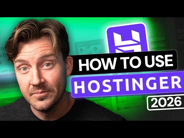 Hostinger Tutorial 2026 | Modern website - no coding needed!