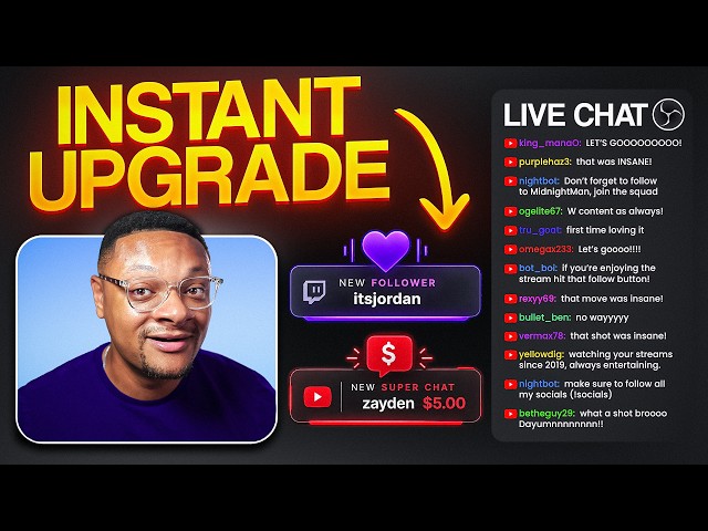 Create Custom OBS Overlays in Seconds (Twitch, YouTube)