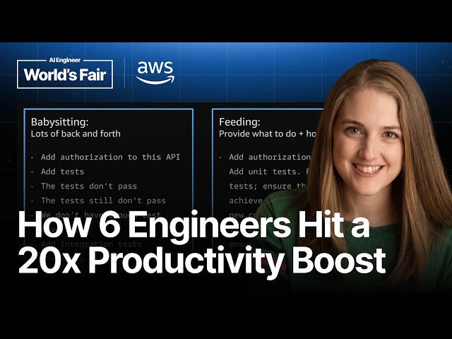 From AI-Assisted to AI-Native: Building a Frontier Development Team — Clare Liguori, AWS