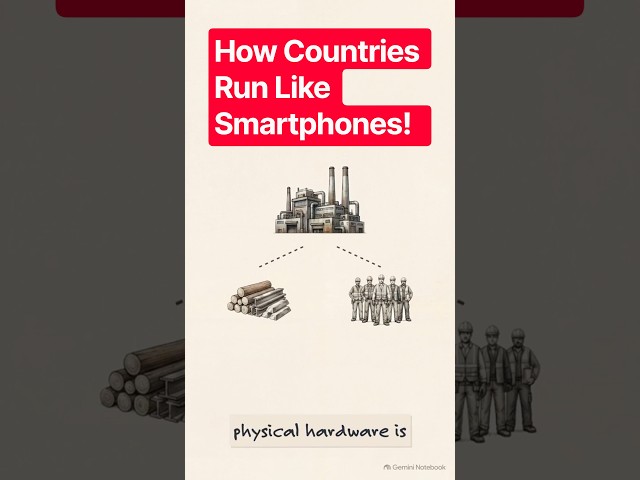 How Countries Run Like Smartphones! 📱🌐 #shorts