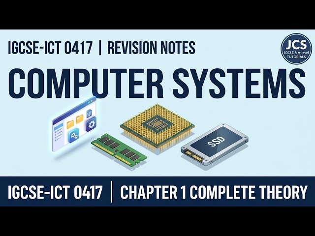 IGCSE-ICT: Chapter 1: Types and Components of Computer Systems