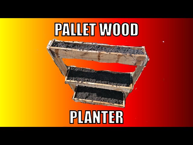How To Make a Pallet Wood Planter