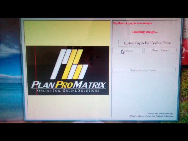 Planpromatrix Data Entry Tutorial