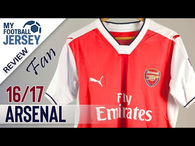 Arsenal Home Jersey 16/17 Alexis Sánchez (adjersey) Fan Version Review