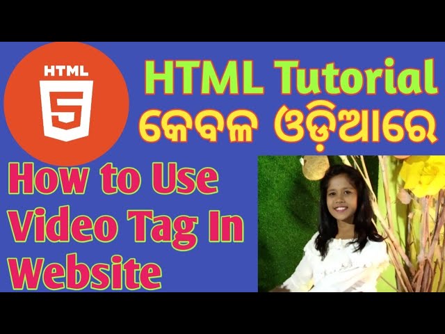 HTML Tutorial | How to Use Video tag in html Website or Webpage.