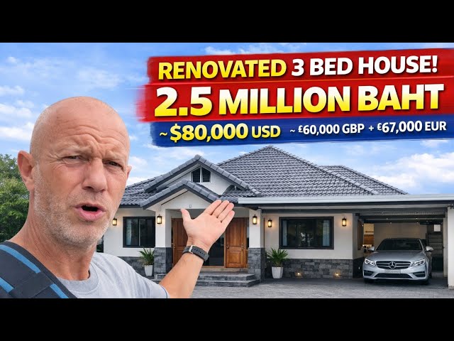 What $80,000 Buys in Thailand — 3 Bedroom House Near Chiang Mai!