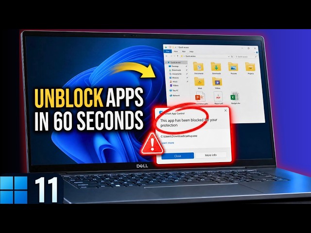 Stop Windows 11 From Blocking Your Files (Without Disabling Security)