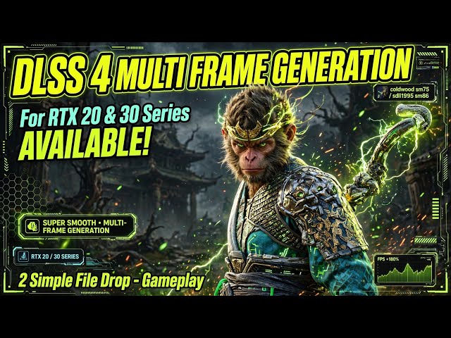 Unlock REAL DLSS 4 Frame Generation in Black Myth Wukong  RTX 20 & 30 Series Working 2026 🔥