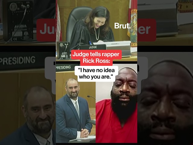 Judge tells rapper Rick Ross: "I don't know who you are."