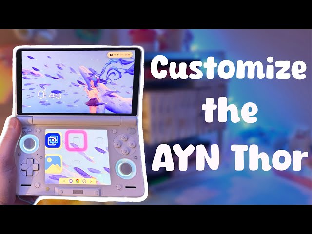 AYN Thor Customization Guide 🌸 | Cocoon Launcher, Wallpaper Engine & Accessories