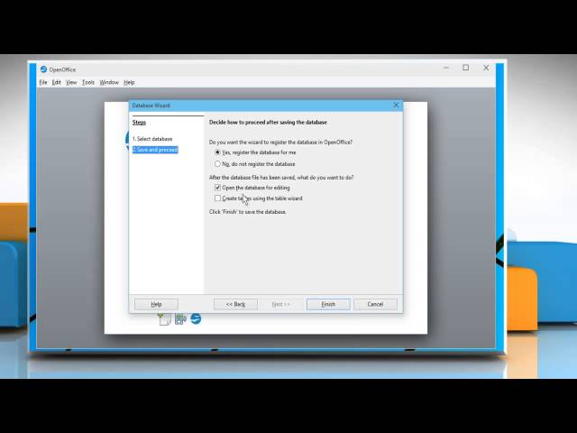 How to create database using OpenOffice™ :Tutorial