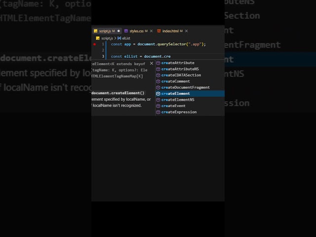 JAVASCRIPT CSS & HTML | DOM