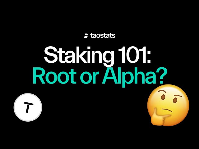 Staking 101: Curious about the staking options in Bittensor?  Here's the video you need