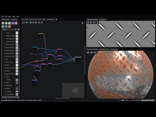Your first rusted diamond plate - Material Maker 1.6 tutorial