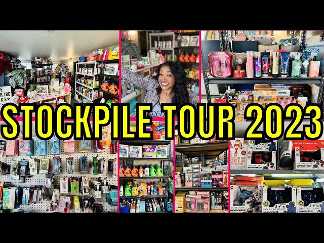 HUGE STOCKPILE TOUR 2023 |STOCKPILE ORGANIZATION | HOW I ORGANIZE MY STOCKPILE ROOM