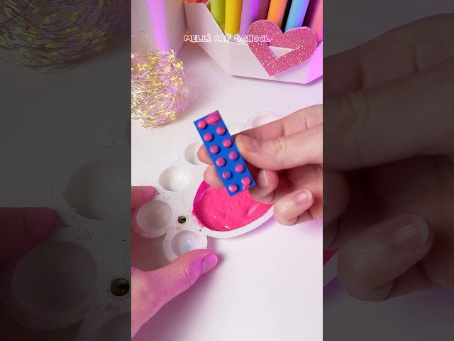 How to Draw Flowers Using Lego 🌸#shorts