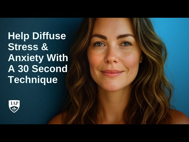 DIFFUSING STRESS AND ANXIETY THROUGH A 30 SECOND NLP TECHNIQUE.  GORDON  ANSWERS YOUR QUESTIONS