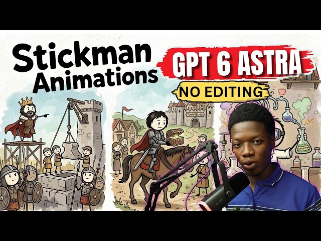 Only 1 APP!!! - How to Start A Stickman Faceless YouTube Channel