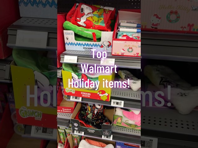 My top #thenightmarebeforechristmas finds @Walmart  #walmart #shorts #christmas #stocking #toys