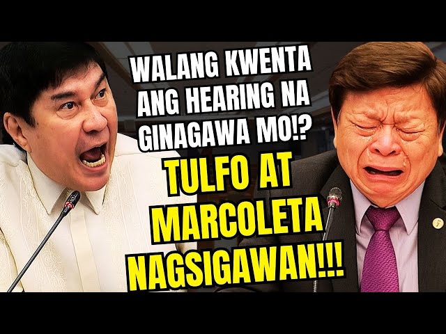 HALA KA⁉️ RAFFY TULFO NAGWALA SINIGAWAN SI MARCOLETA⁉️
