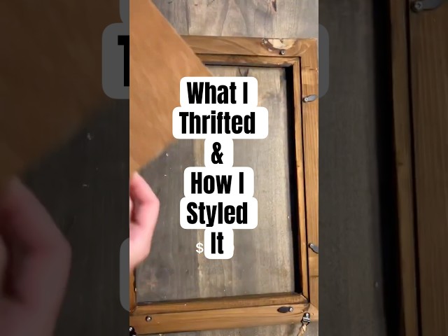 Thrifted & Styled | transforming thrifted finds | thrifting home decor |decorating with thrift finds
