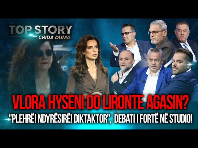 "Plehrë! Ndyrësirë! Diktaktor", debati i fortë në studio! Vlora Hyseni do lironte Agasin?