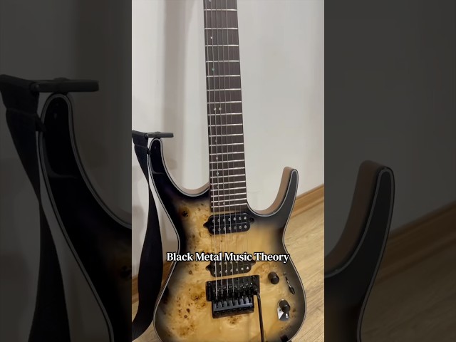 Black Metal Music Theory - Diminished Scale #blackmetal #metal #guitar #riffs #guitar