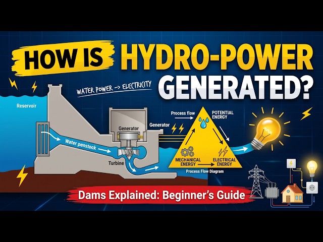 How Hydroelectric Power Generates Electricity to Reach Your Socket | Dams Explained