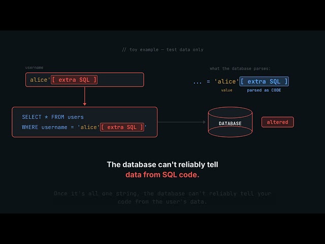 SQL Injection #database #sql #db