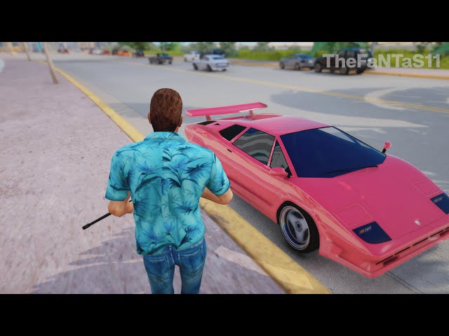 GTA: Vice City Remastered Gameplay 🌴 Realistic Graphics 2020