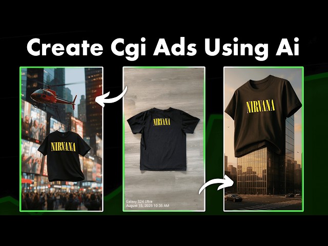 Create CGI Ads for Any Product with AI – Full Blueprint Revealed!