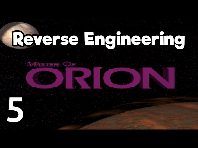 Reverse Engineering Master of Orion - Part 5