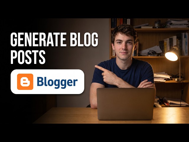 How to Generate Blog Posts in Google Blogger Using Google Gemini (Step by Step)