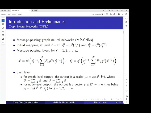 On Representing (Mixed-Integer) Linear Programs by Graph Neural Networks from Ziang Chen