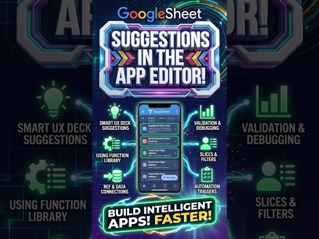 Build & Edit Apps 10x Faster with AI! 🚀📱 #shorts #appsheettutorial #appsheet #google #nocode #mobile