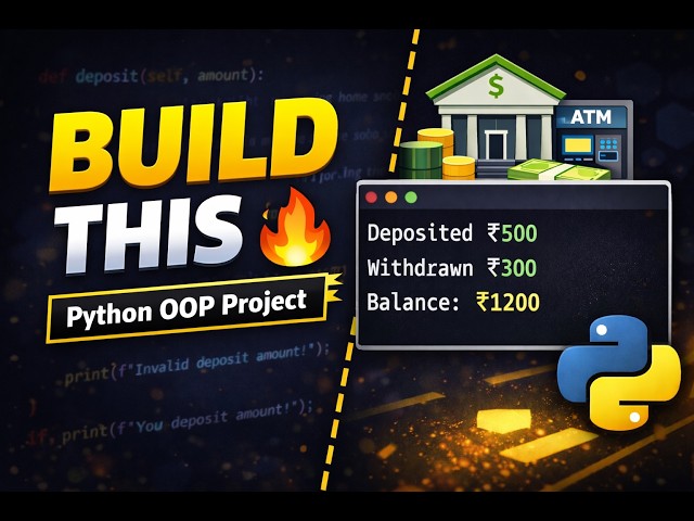 Build a Bank Management System Using OOP in Python 🔥 (Mini Project – 2026)
