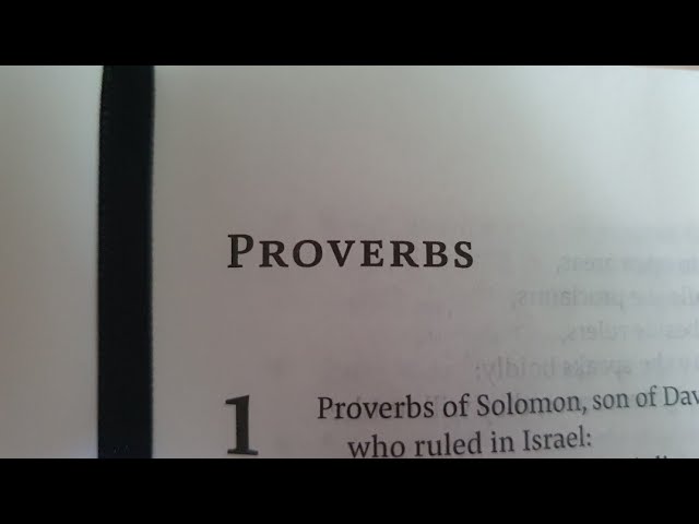 Proverbs 9-12 from the Lexham English Septuagint. Aussie Gal Scripture Reading 