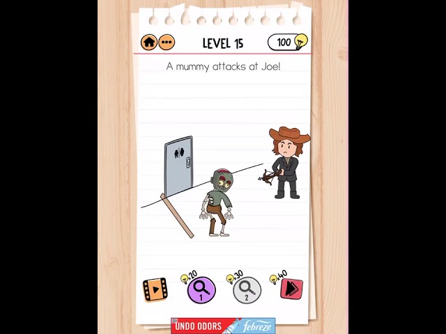 Brain Test 2 Level 15 Monster hunter Joe