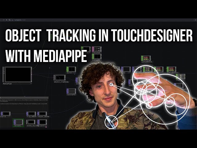 Object Tracking in TouchDesigner with MediaPipe + Audio in Ableton. Blob Tracking Style Effect