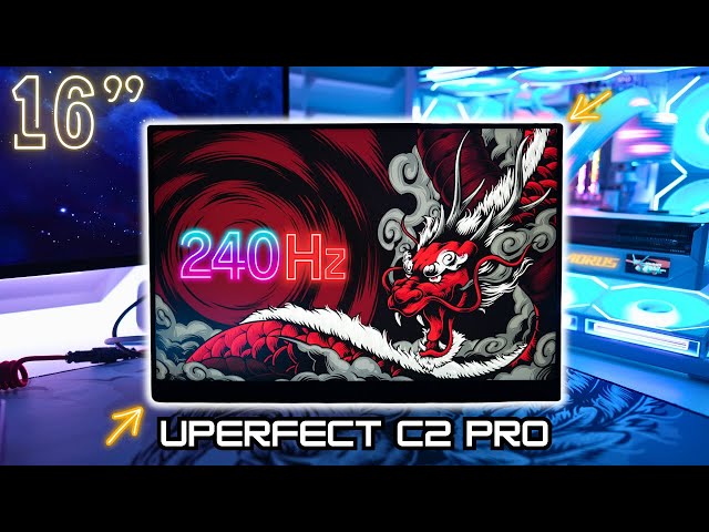 UPERFECT 16" 2K 240Hz Portable Gaming Monitor : UGame C2 Pro