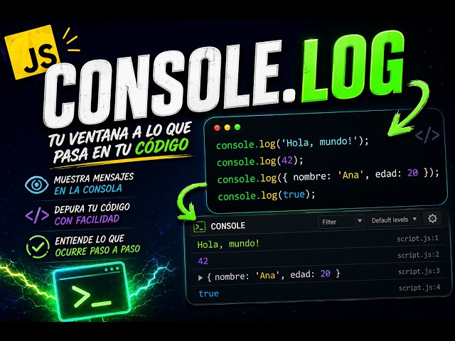 console log CLASE 1 JAVASCRIPT BASICO