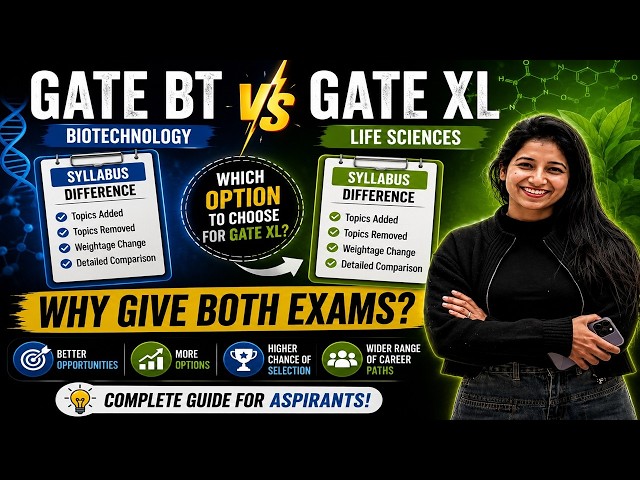 GATE BT vs GATE XL 2027 🔥 Which One Should You Choose? Why You Should Give BOTH!