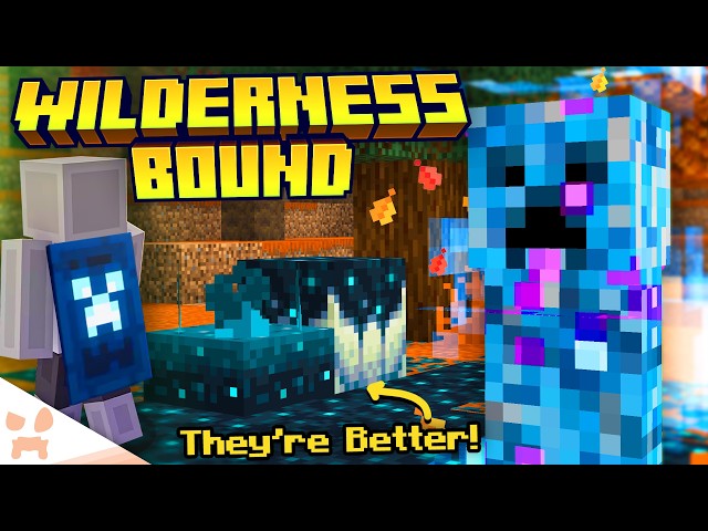 MINECRAFT WILDERNESS BOUND RELEASE DATE, NEW BLUE CREEPER EVENT + BETTER SCULK UPDATE IS HERE!