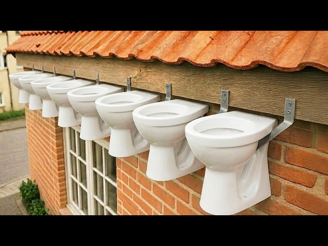 Genius Invention by a 60-Year-Old Plumber! 7 Free Recycling Ideas Using Toilets & Cement!