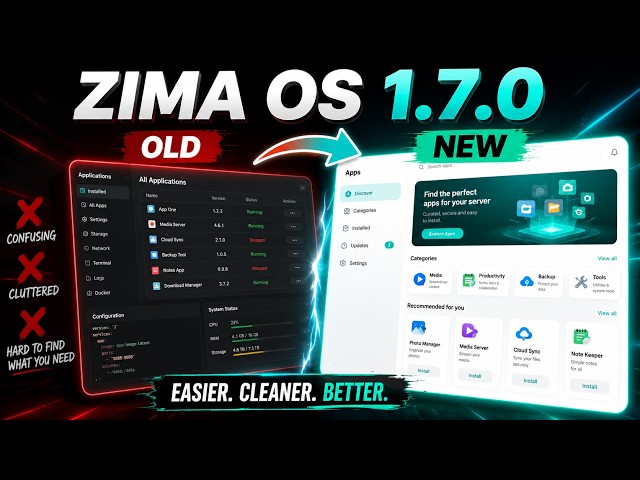 ZimaOS 1.7.0: The Home Server Finally Feels Easy.