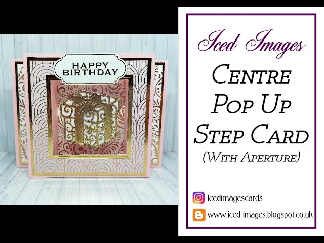 Centre Pop Up Step Card