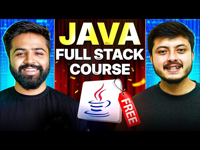 Java + Spring Boot Complete Course FREE in 2026 || Java Full Course