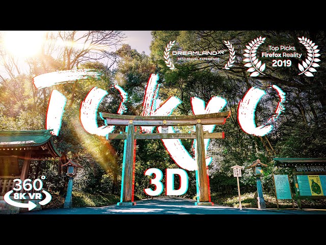 TRAVEL ✈️ Tokyo, Japan ⛩️ RELAX in 3D 360 Sights and Sounds VR Experience