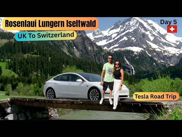 UK To Switzerland Road Trip Day 5 | ROSENLAUI VALLEY, Aare Gorge, Lungern, Iseltwald